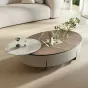 Элегантный журнальный столик Yuhao из дерева и мрамора JS39129-32