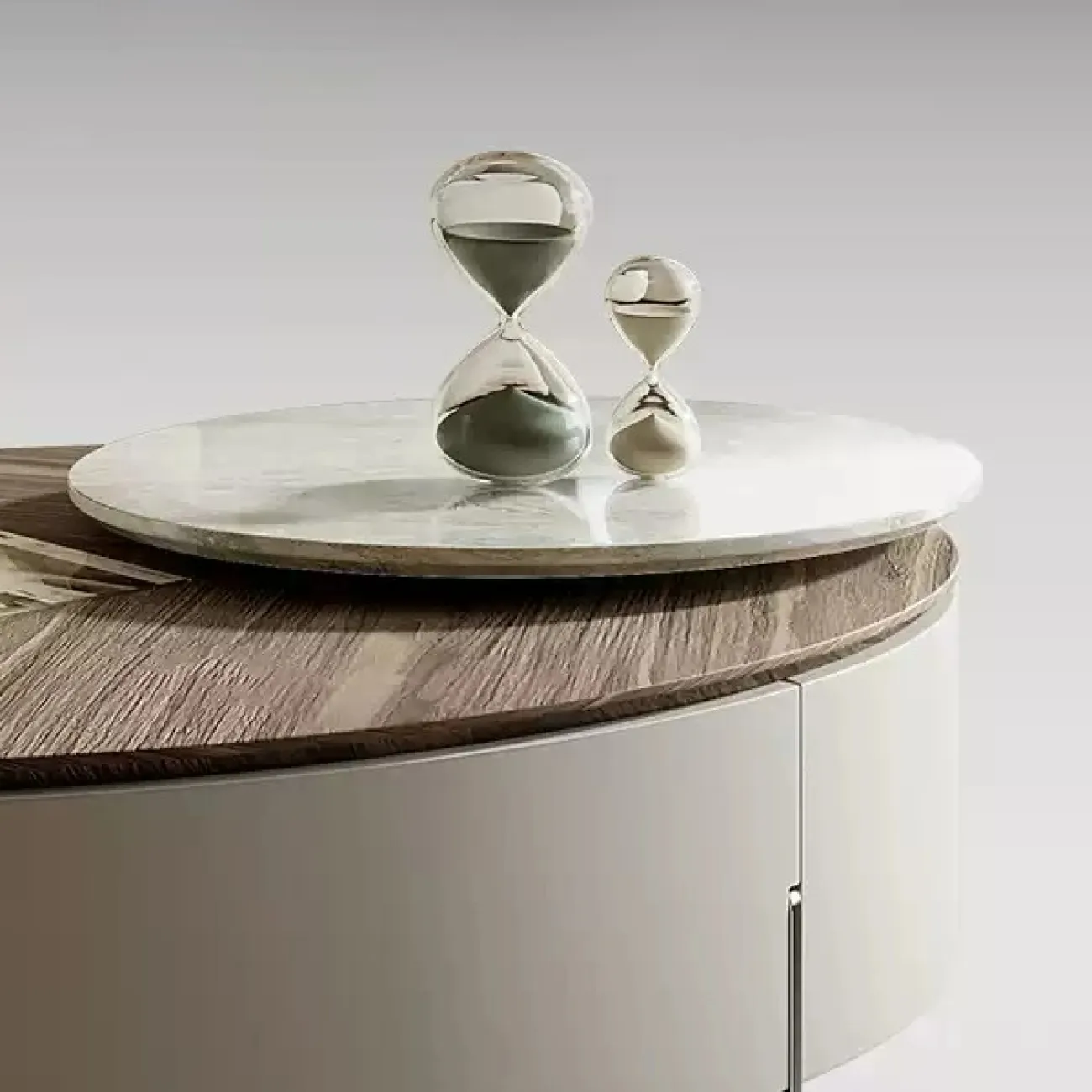 Элегантный журнальный столик Yuhao из дерева и мрамора JS39129-32