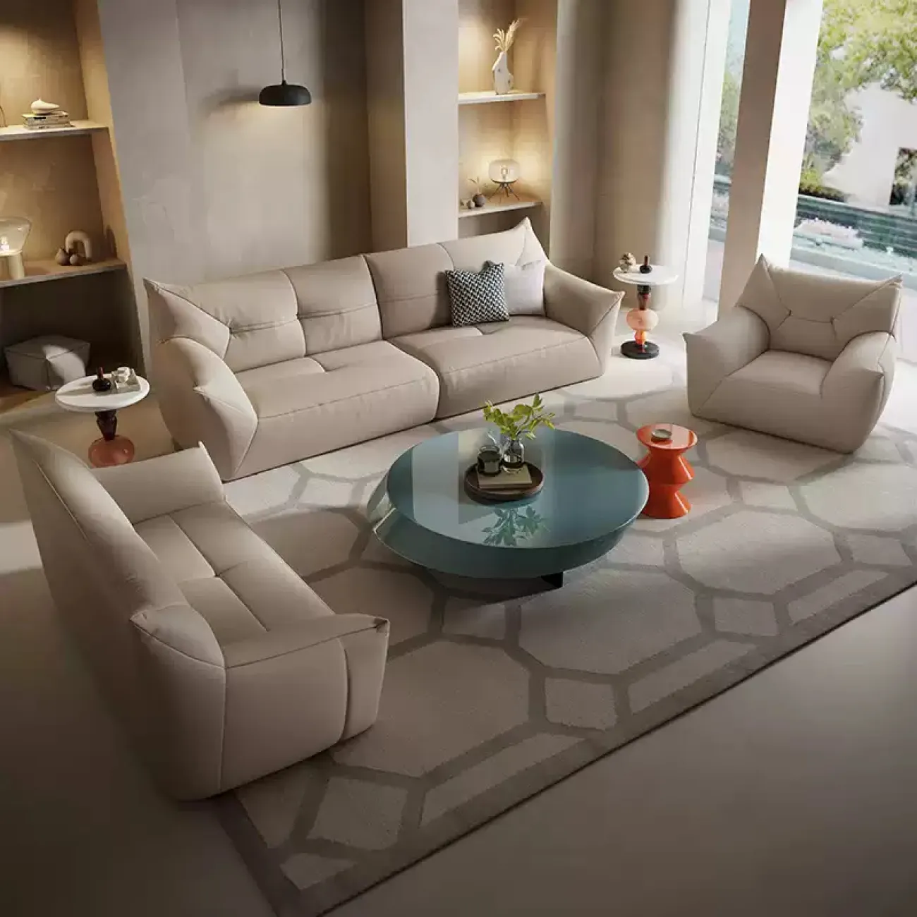 Оригинальный журнальный столик Yuhao из дерева JS39130-32