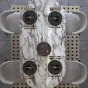Роскошный обеденный стол AOSAI из мрамора OS39143-32