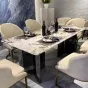Роскошный обеденный стол AOSAI из мрамора OS39144-32