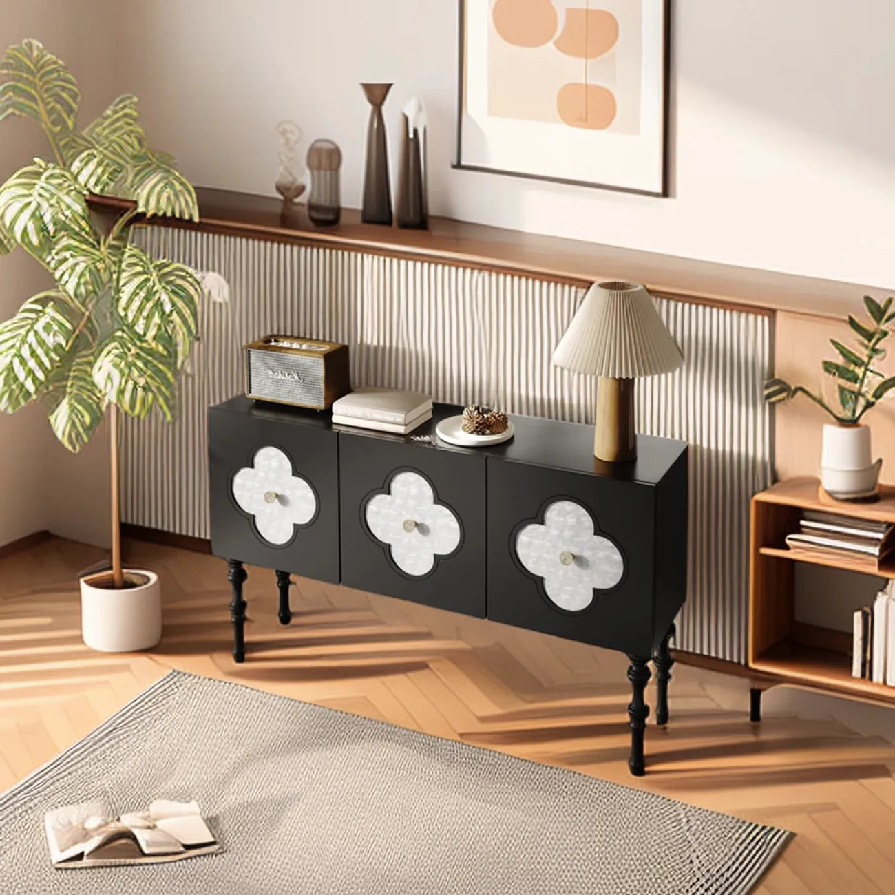 Элегантный сервант Linko из дерева с натуральным перламутром SV39149-32 Элегантный сервант Linko из дерева с натуральным перламутром SV39149-32