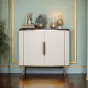 Современный комод Linko из дерева и мрамора KD39150-32