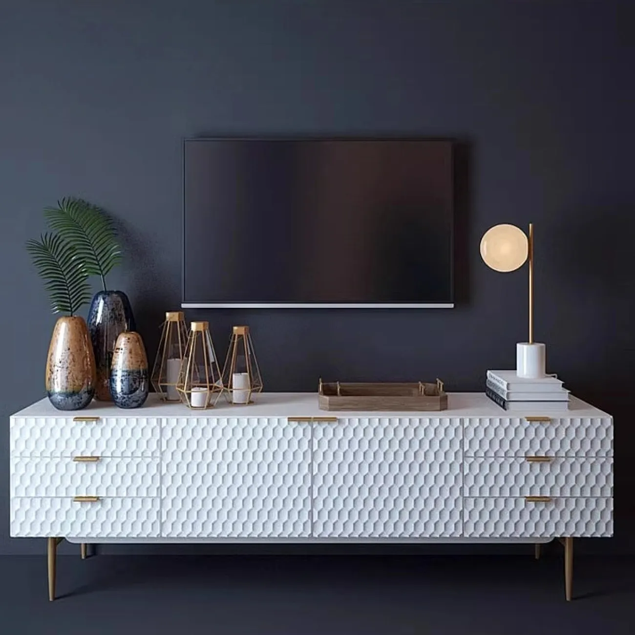 Современная тумба под телевизор Linko из берёзы TB39151-32