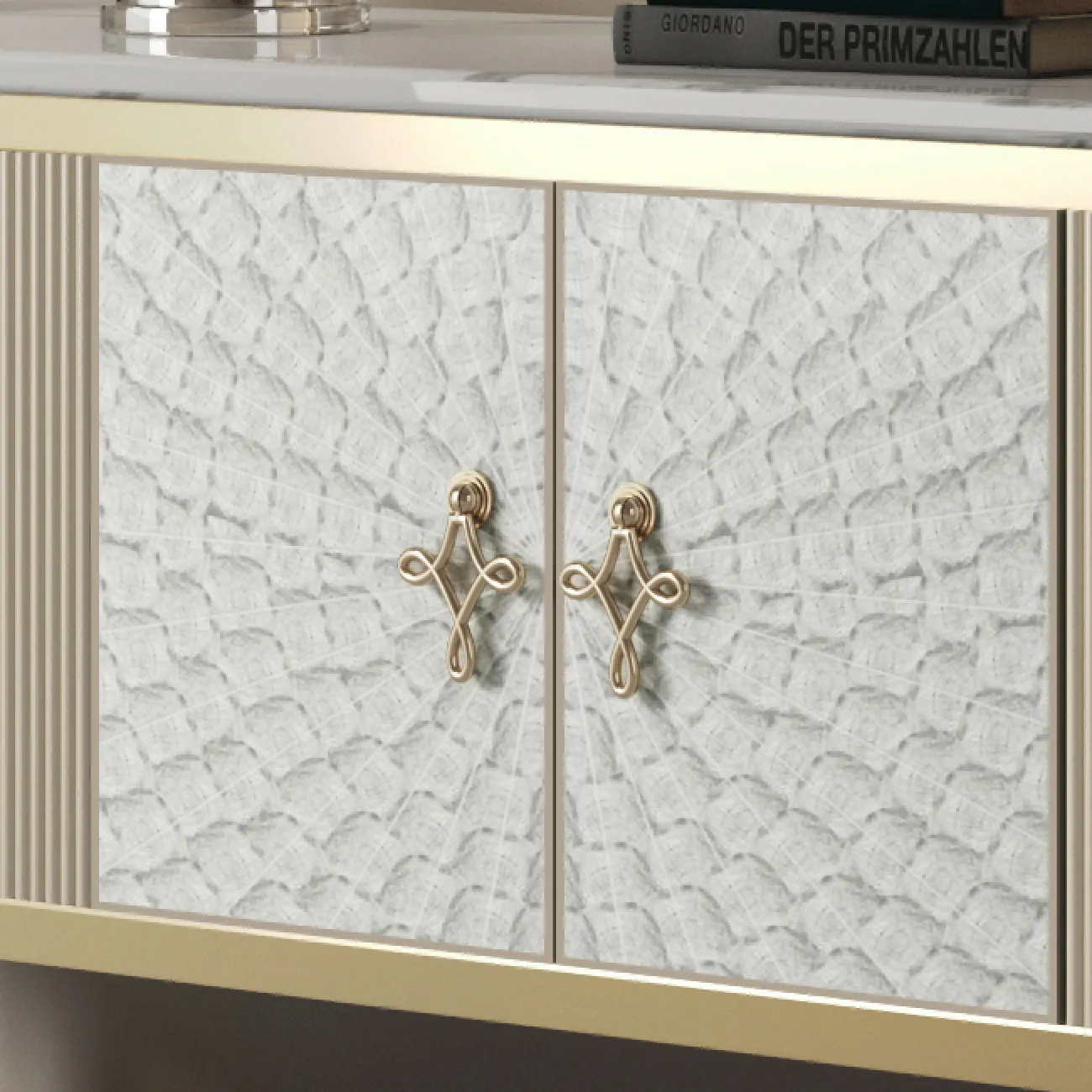 Элегантная тумба под телевизор Linko с мраморной столешницей TB39152-32