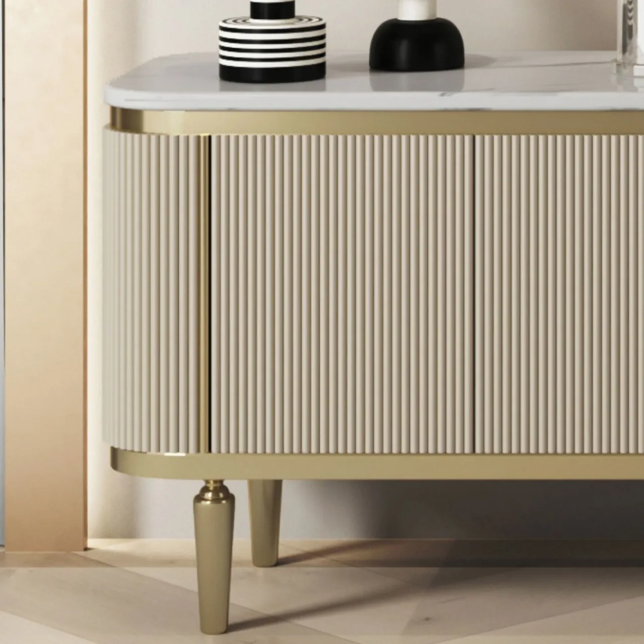 Элегантная тумба под телевизор Linko с мраморной столешницей TB39152-32