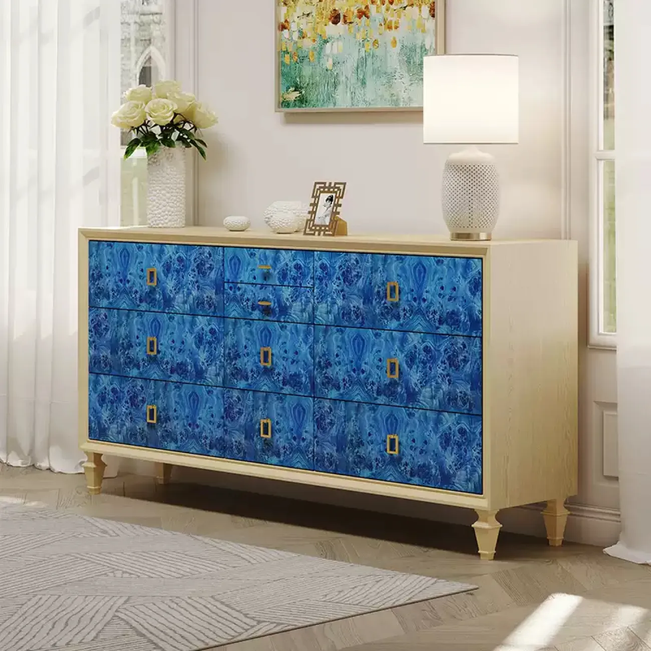 Современный комод Linko из дерева KD39155-32 Современный комод Linko из дерева KD39155-32