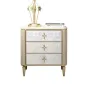 Элегантная прикроватная тумба Linko из дерева с натуральным перламутром PT39156-32