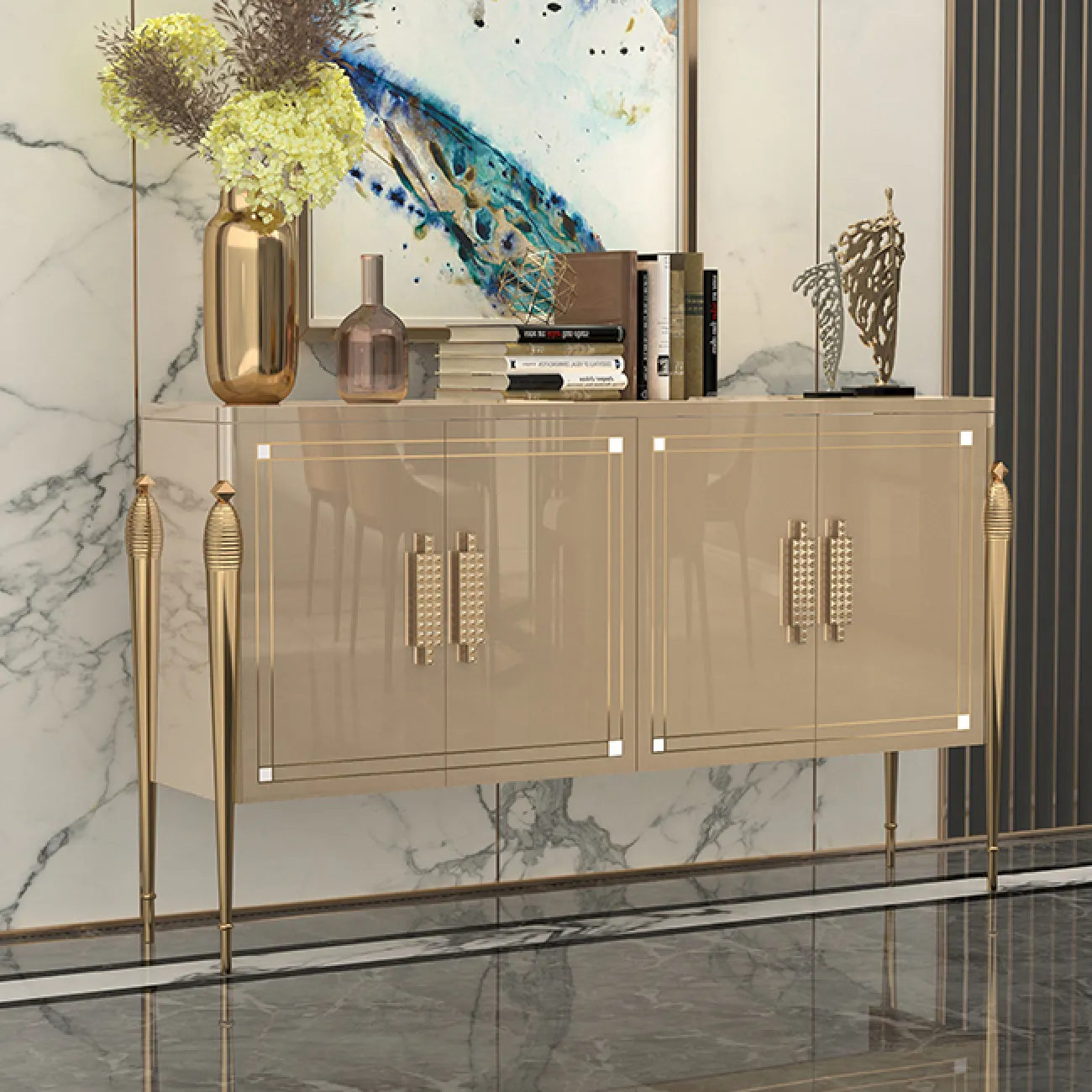 Современный комод Linko из дерева KD39158-32 Современный комод Linko из дерева KD39158-32