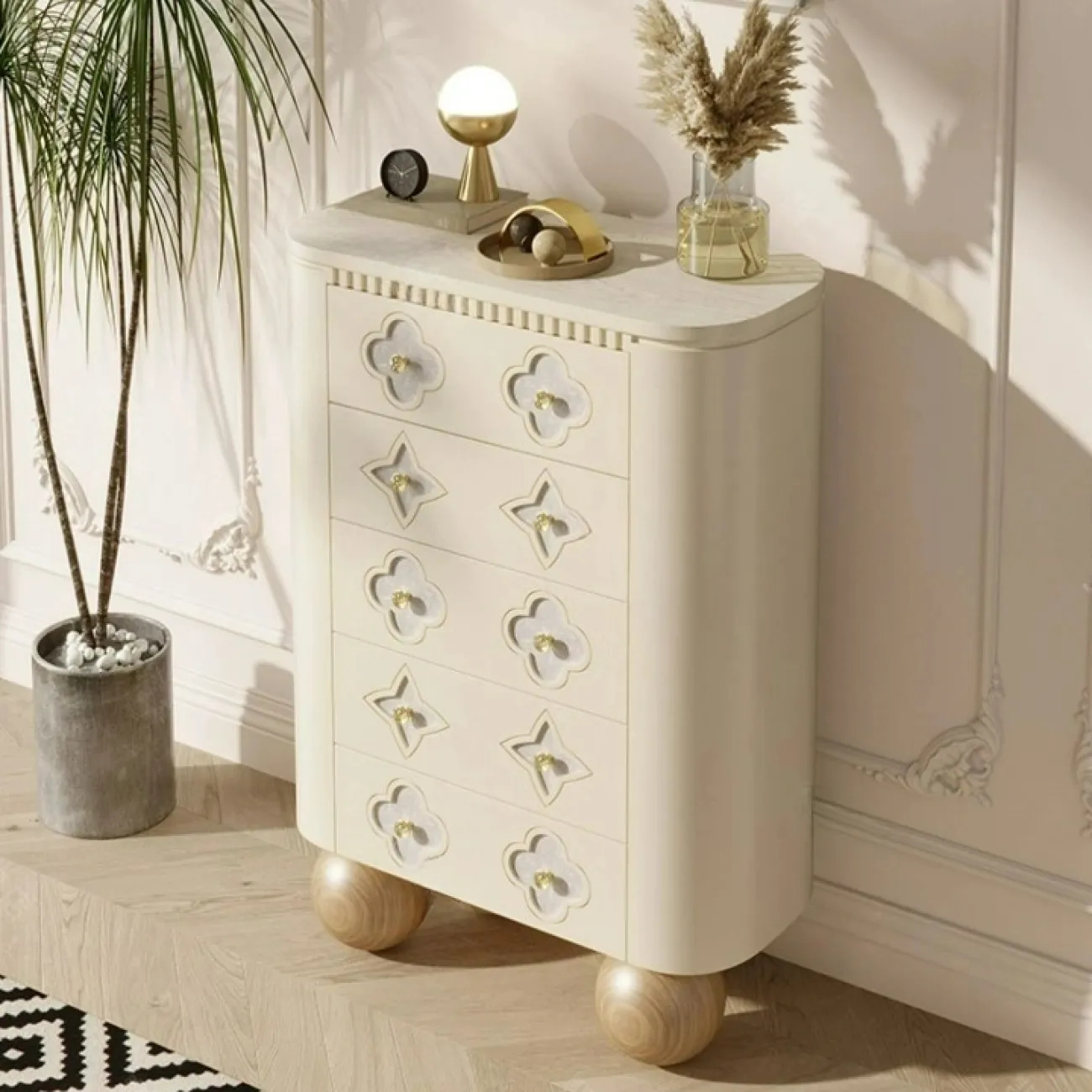 Элегантный комод Linko из дерева KD39159-32