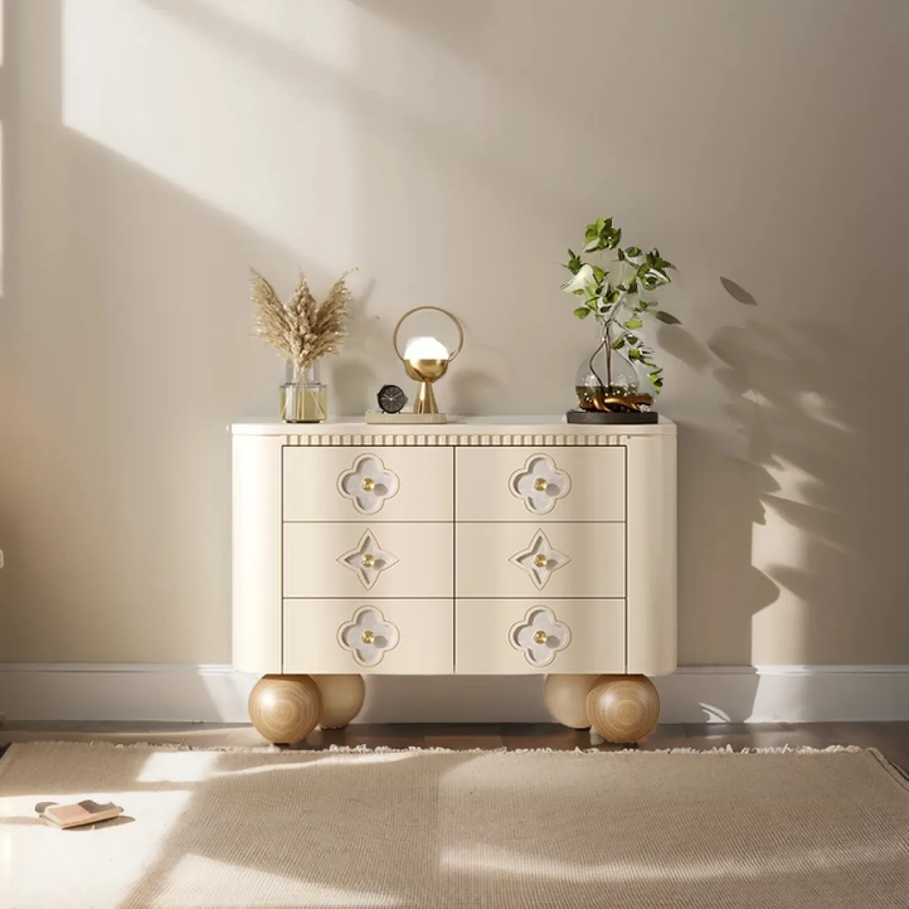 Элегантный комод Linko из дерева KD39159-32