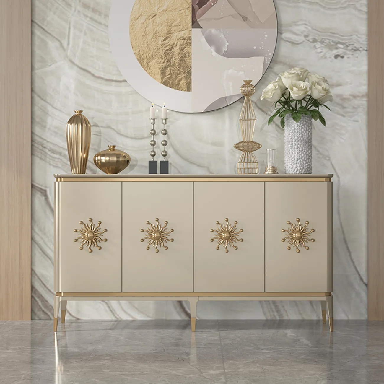 Элегантный комод Linko из дерева KD39160-32 Элегантный комод Linko из дерева KD39160-32