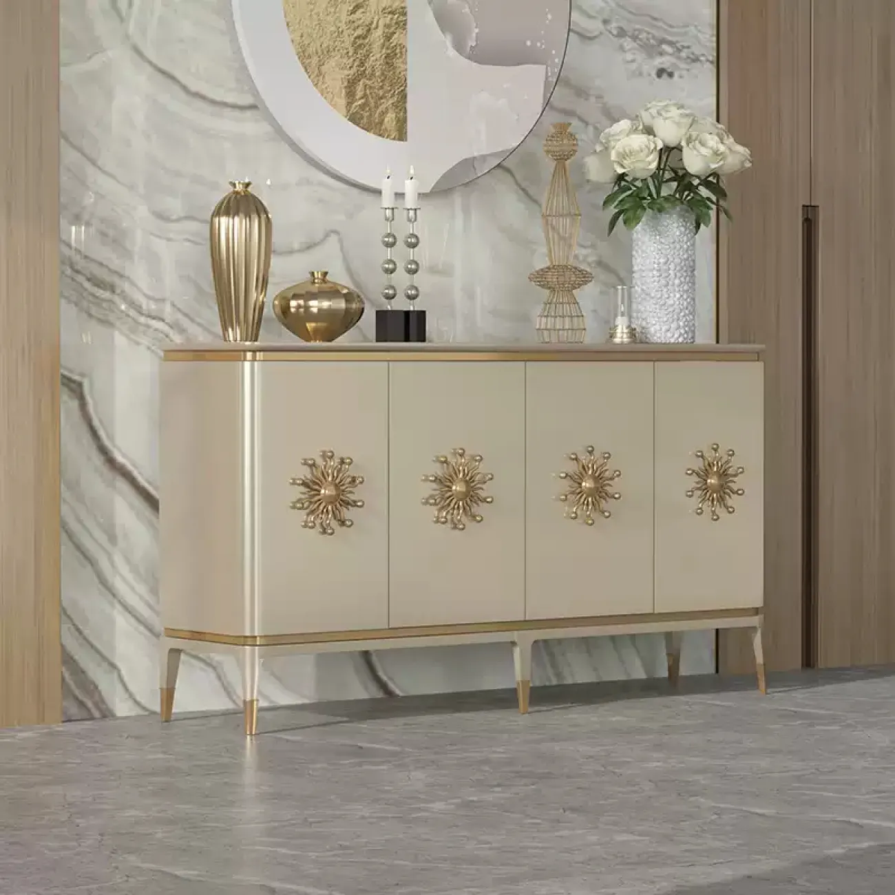 Элегантный комод Linko из дерева KD39160-32