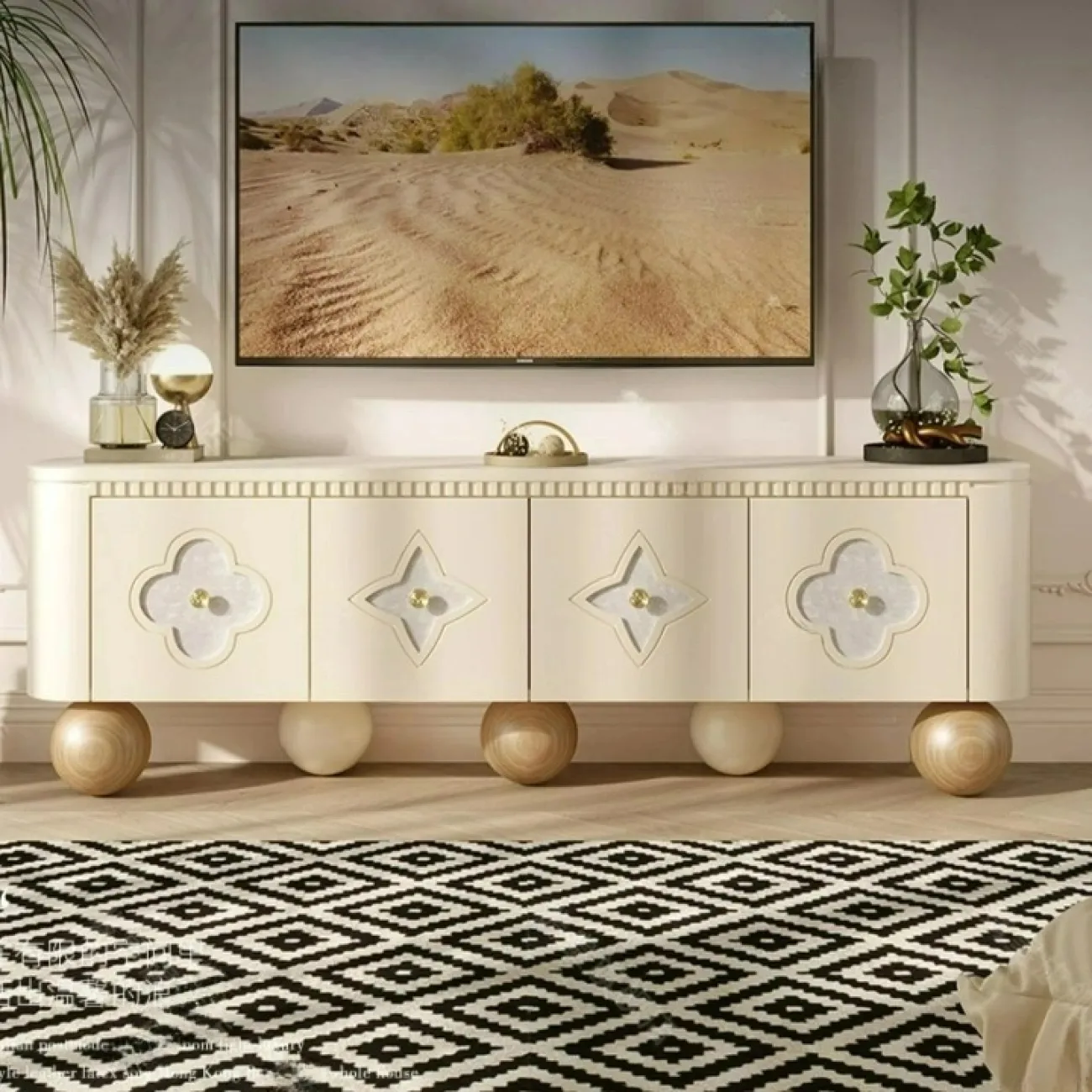 Роскошная тумба под телевизор Linko из дерева TB39161-32 Роскошная тумба под телевизор Linko из дерева TB39161-32