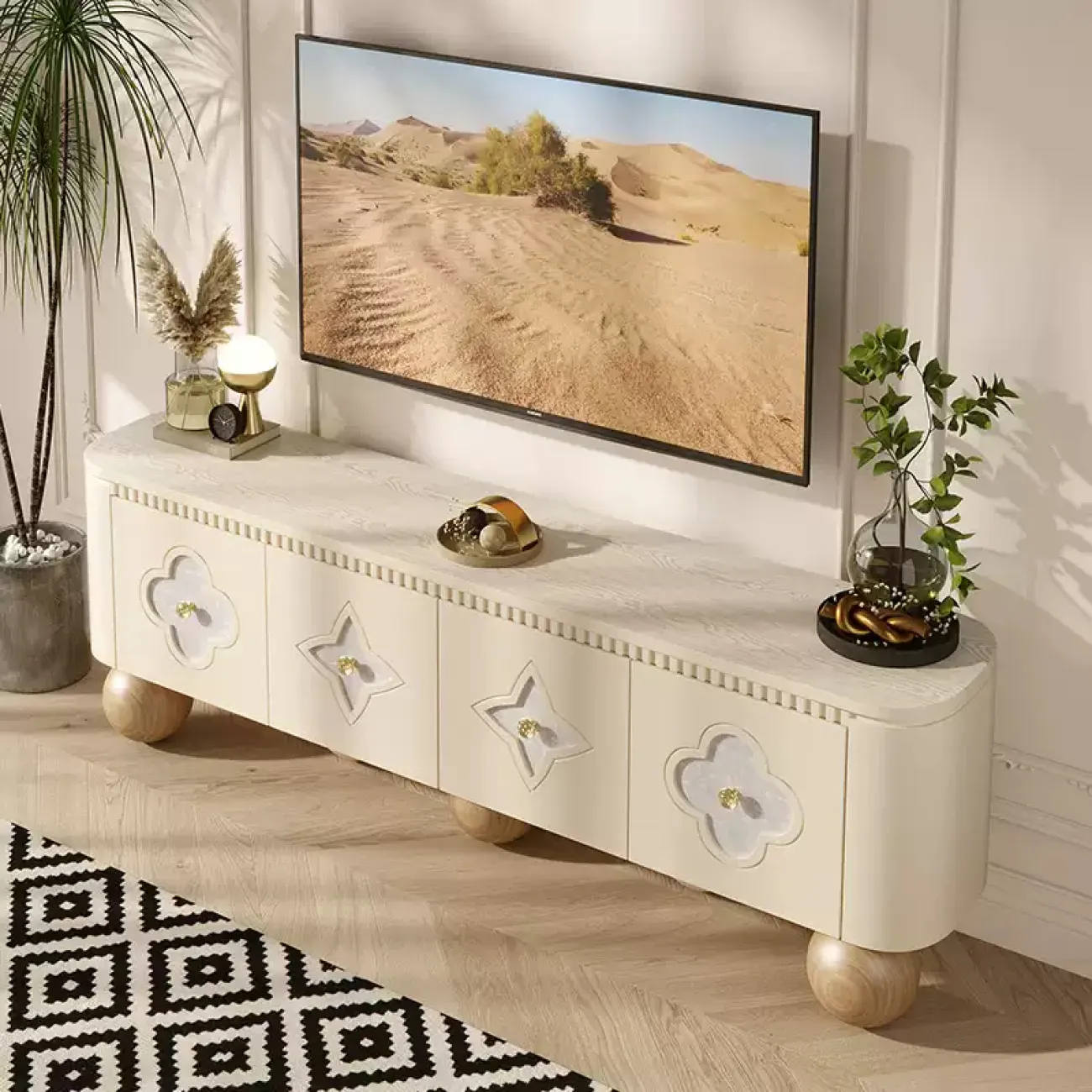 Роскошная тумба под телевизор Linko из дерева TB39161-32 Роскошная тумба под телевизор Linko из дерева TB39161-32