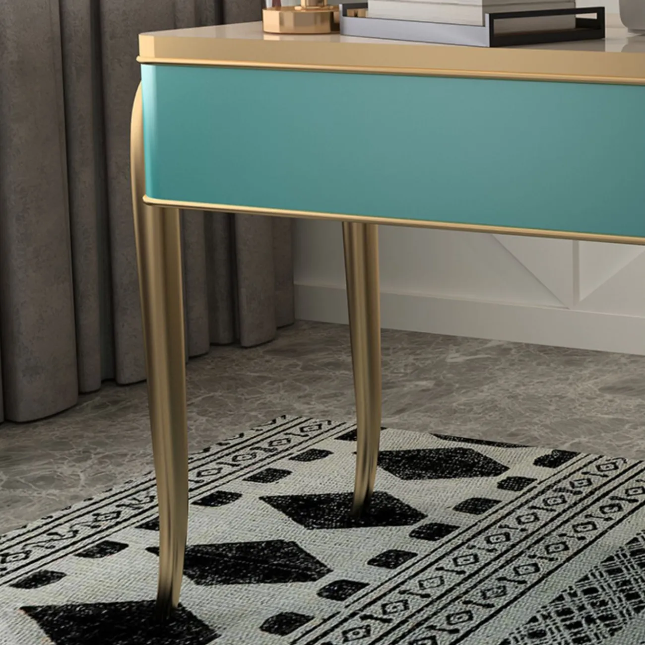 Удобный письменный стол Linko из дерева и стали PS39162-32