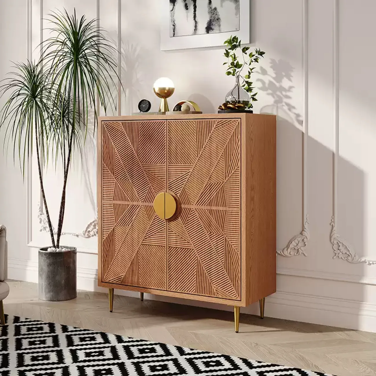 Элегантный комод Linko из дерева KD39164-32