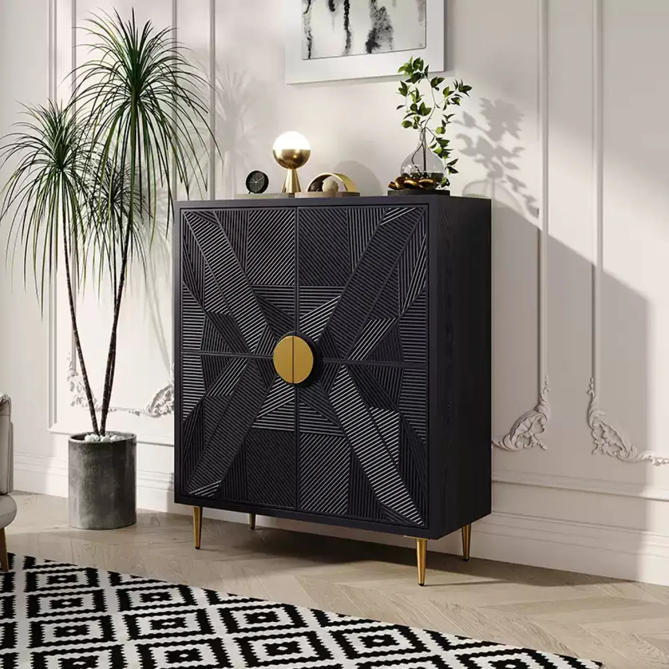 Элегантный комод Linko из дерева KD39164-32