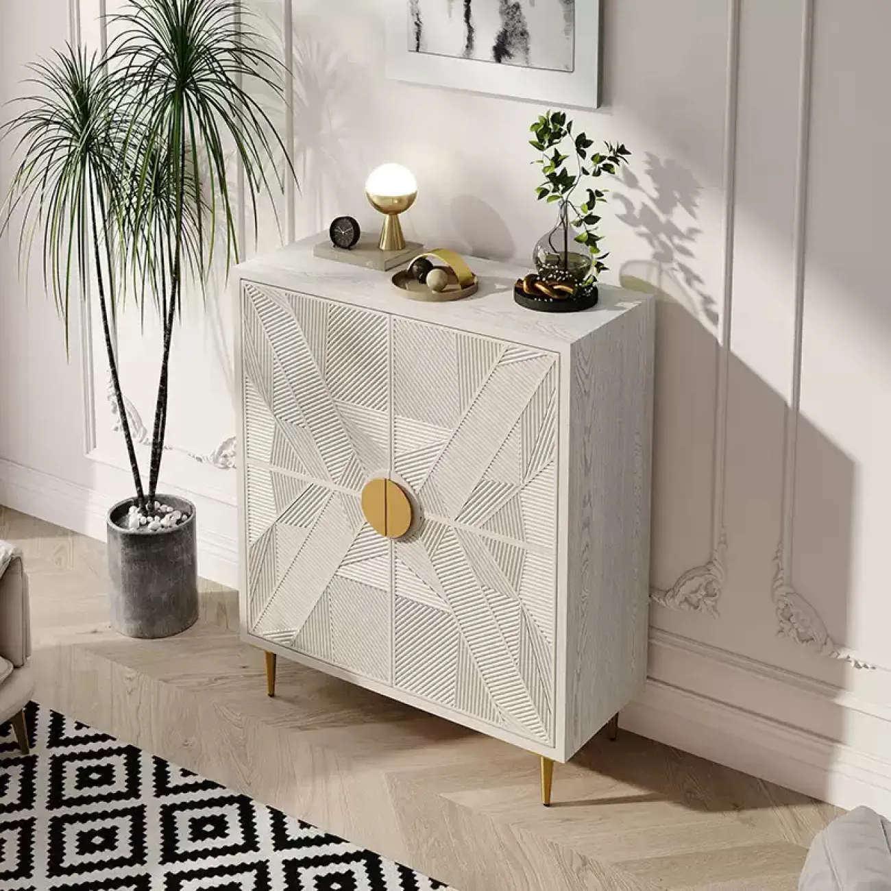 Элегантный комод Linko из дерева KD39164-32