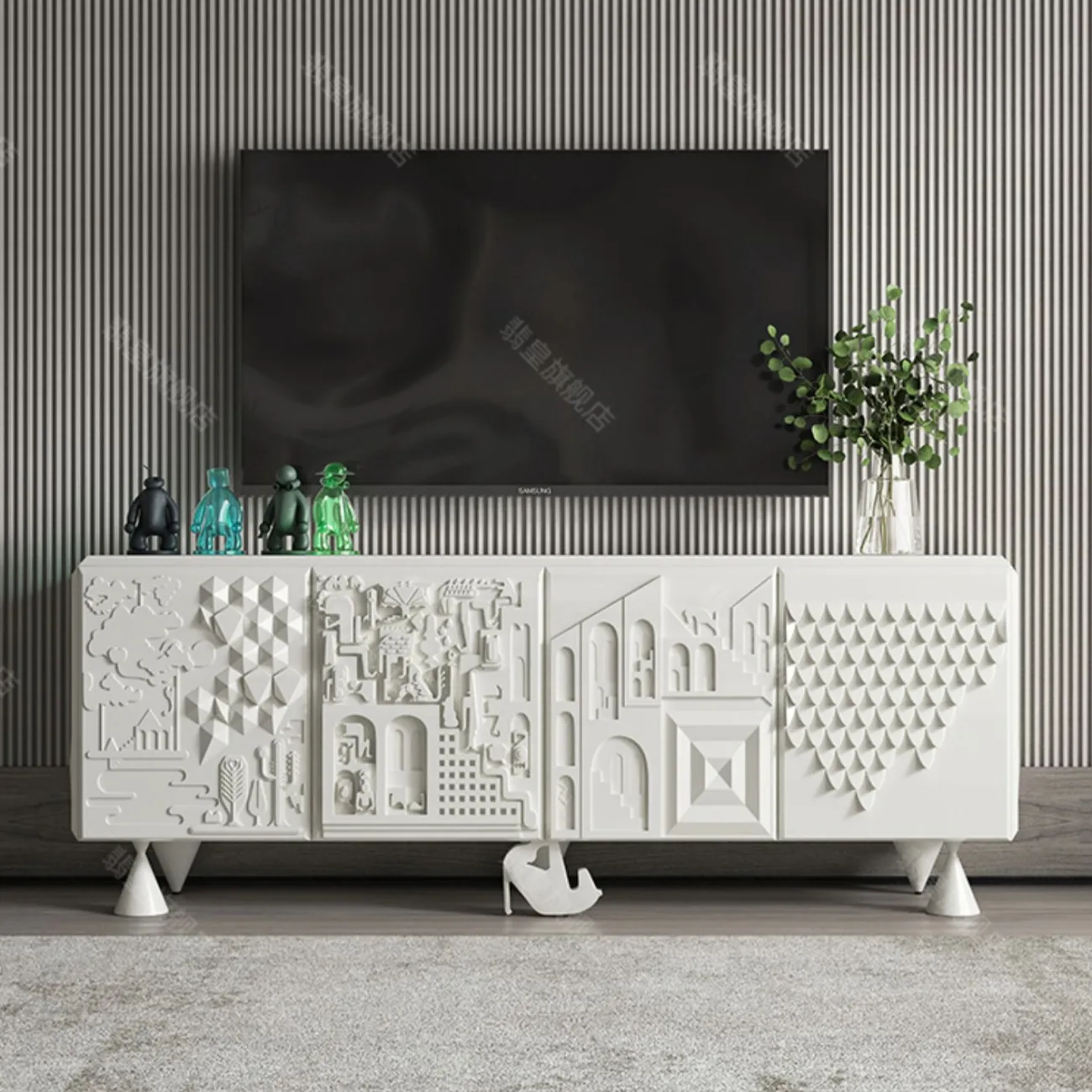 Резной сервант Linko из дерева SV39166-32 Резной сервант Linko из дерева SV39166-32