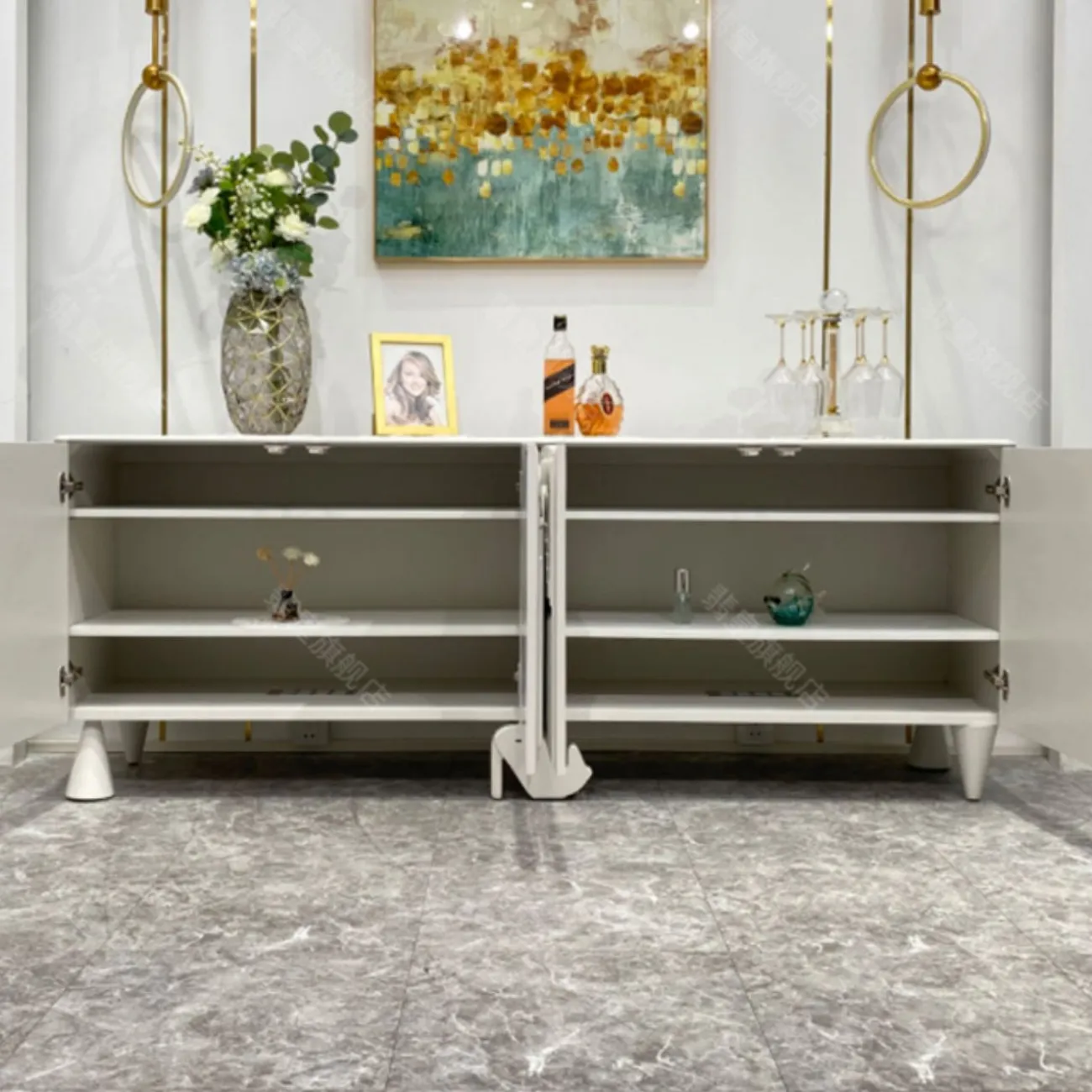 Резной сервант Linko из дерева SV39166-32 Резной сервант Linko из дерева SV39166-32