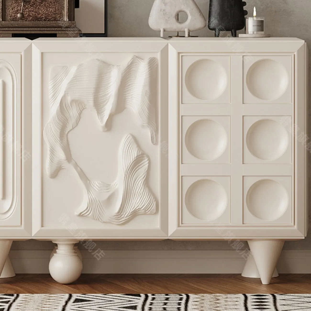 Резной комод Linko из дерева KD39167-32