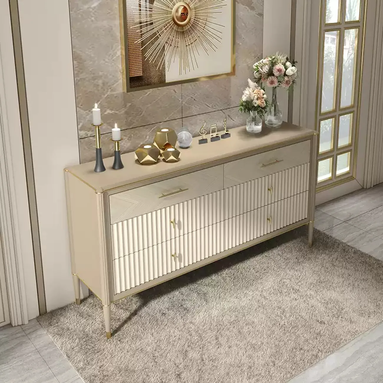 Элегантный комод Linko из дерева KD39168-32