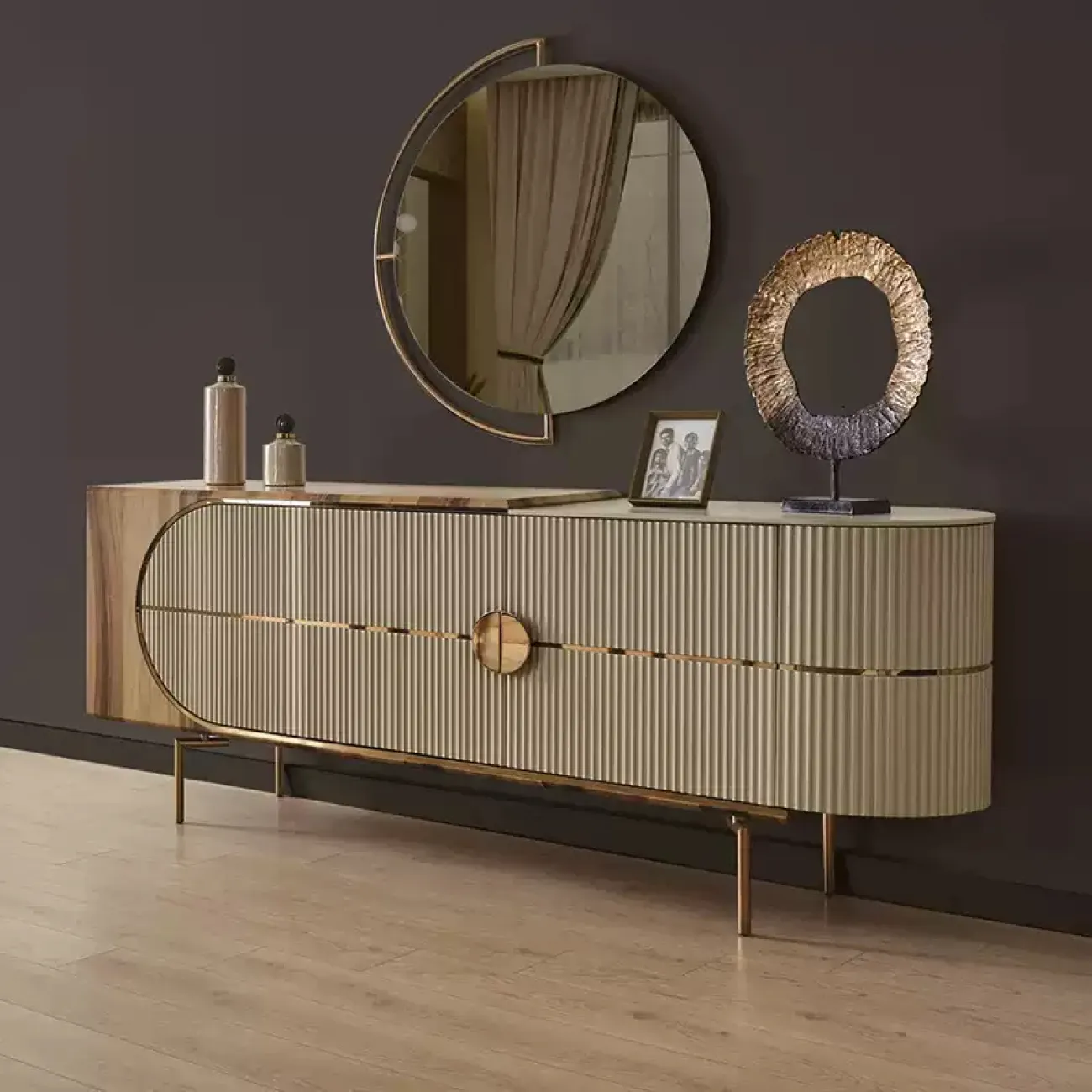 Элегантный сервант Linko из дерева SV39171-32