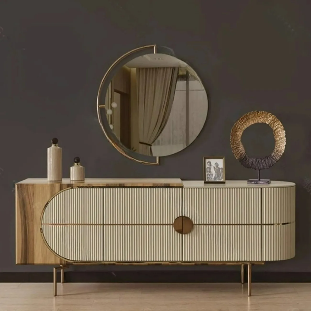 Элегантный сервант Linko из дерева SV39171-32