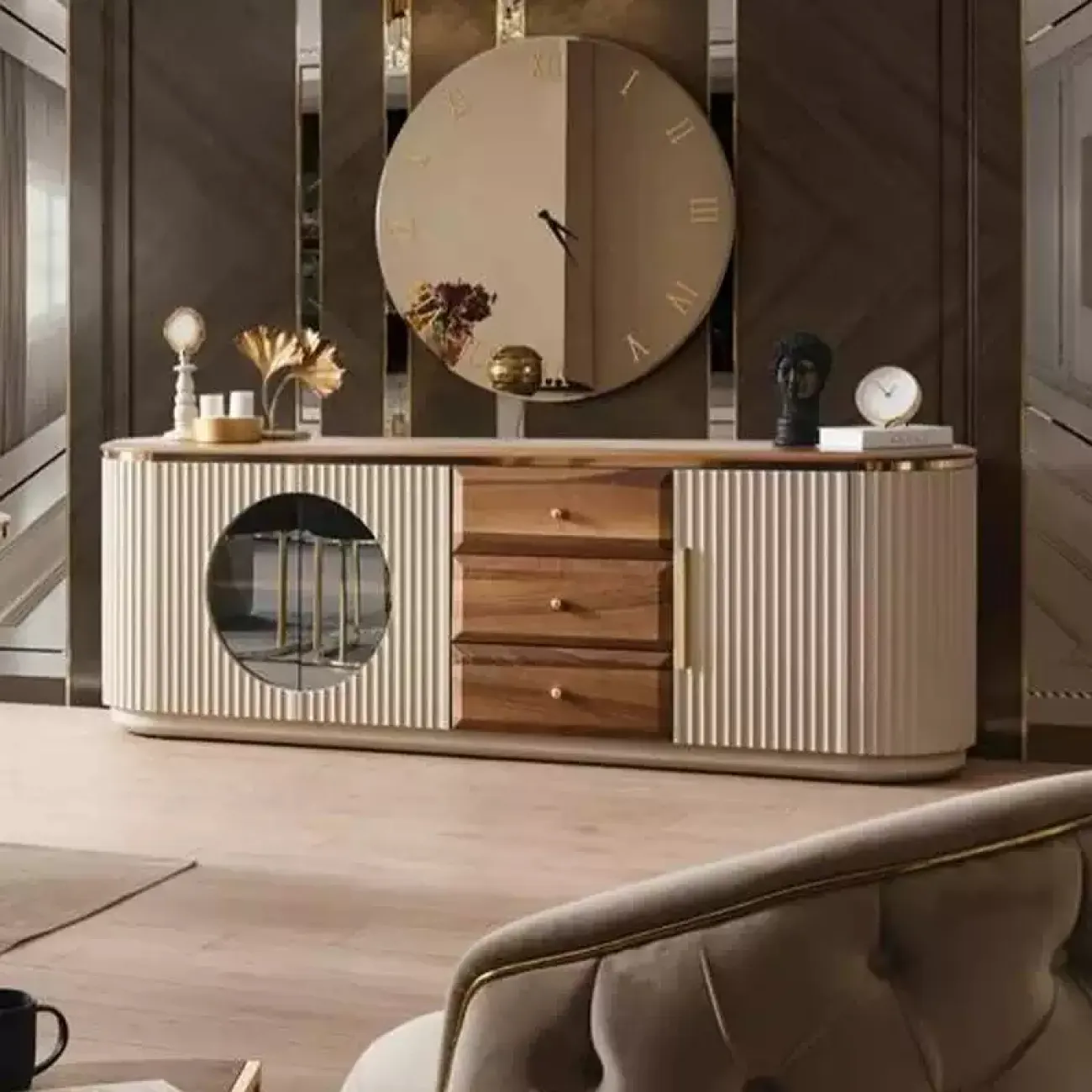 Роскошный сервант Milio от Linko из дерева SV39173-32 Роскошный сервант Milio от Linko из дерева SV39173-32