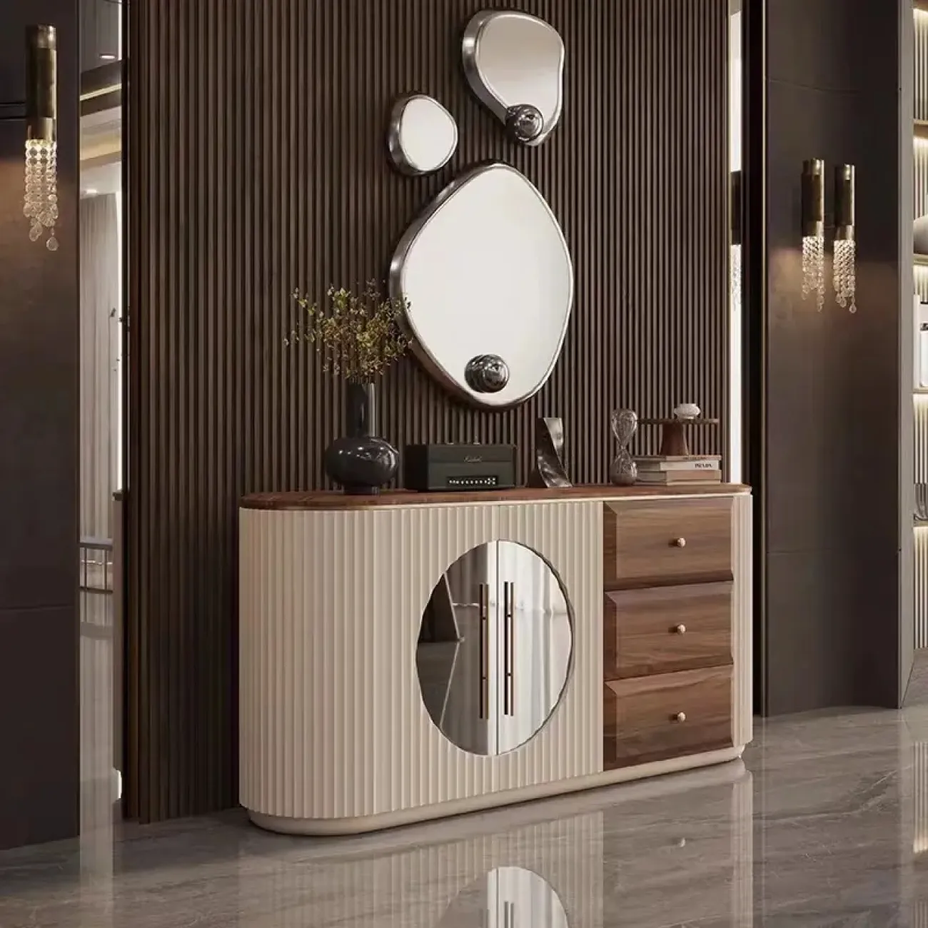 Роскошный сервант Milio от Linko из дерева SV39173-32 Роскошный сервант Milio от Linko из дерева SV39173-32