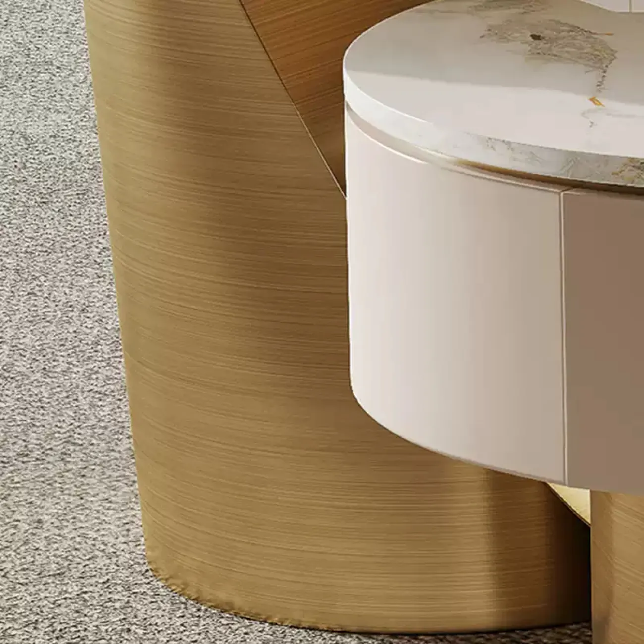 Стильные журнальные столики Yuhao со столешницей из мрамора JS39174-32