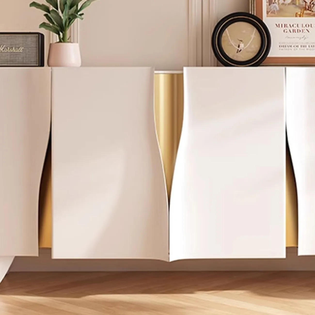 Элегантный комод Xenophont от Linko с мраморной столешницей KD39175-32