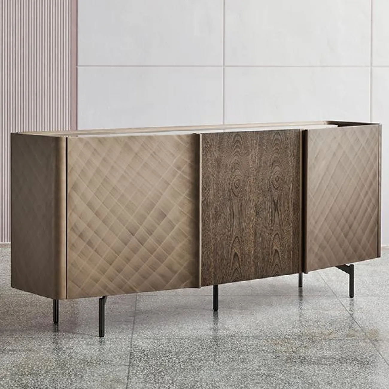Элегантный комод Linko с мраморной столешницей KD39177-32