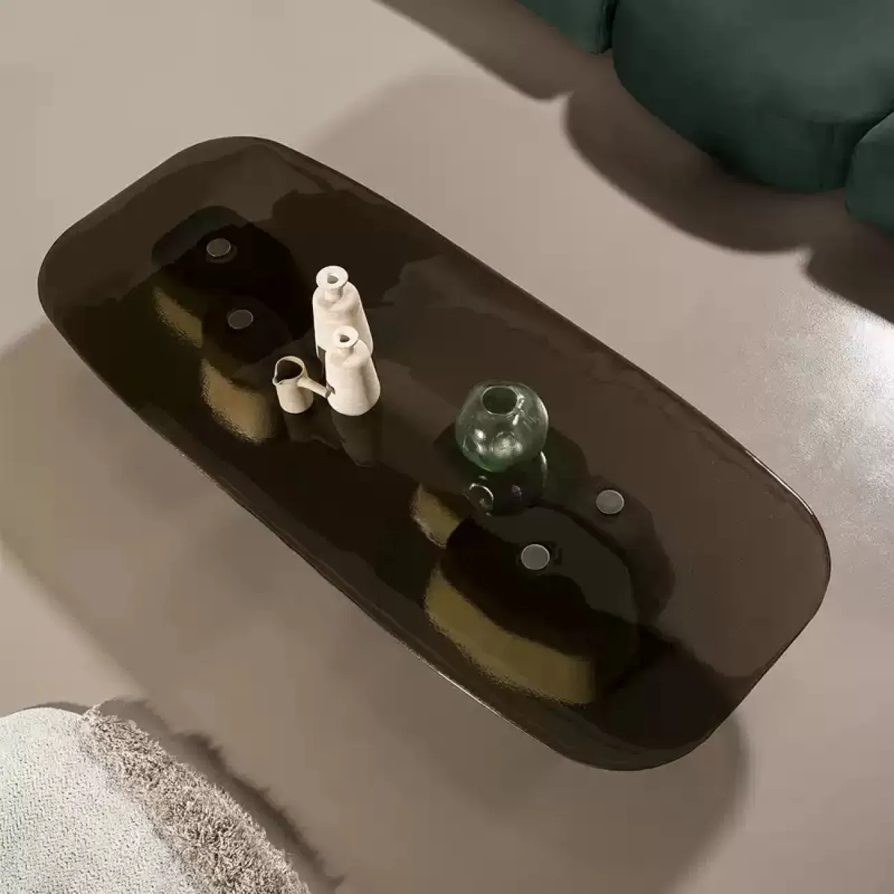 Оригинальный журнальный столик Degas с ножками из дерева и кожи JS39180-32 Оригинальный журнальный столик Degas с ножками из дерева и кожи JS39180-32