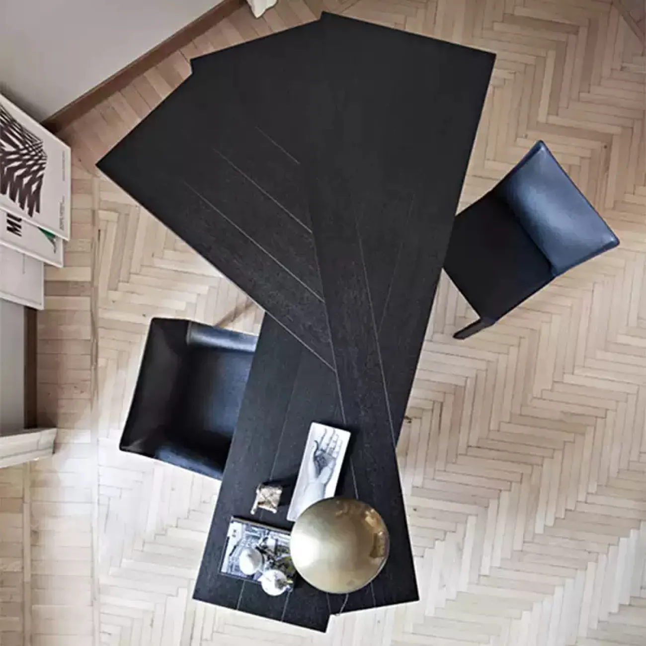 Удобный письменный стол Degas из разных видов дерева PS39181-32