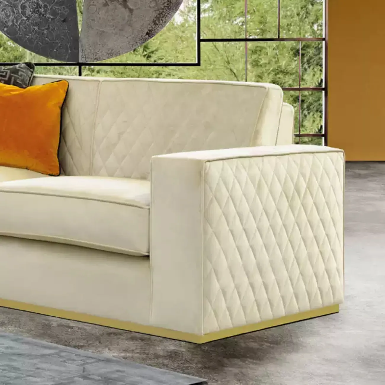 Уютный диван Degas от LaLume с разной обивкой DV39185-32