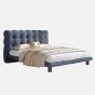 Удобная двухспальная кровать Degas от LaLume с разной обивкой KR39187-32