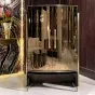 Эксклюзивный винный зеркальный шкаф Degas c разнофактурными стенками VS39190-32