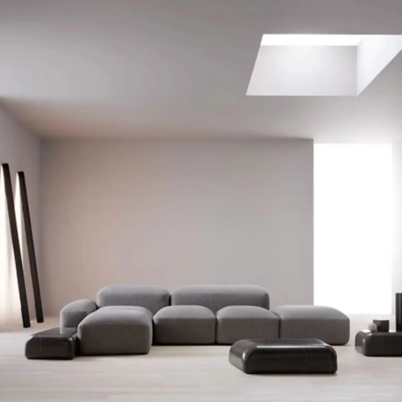 Дизайнерский угловой диван Degas от LaLume из льна DV39196-32