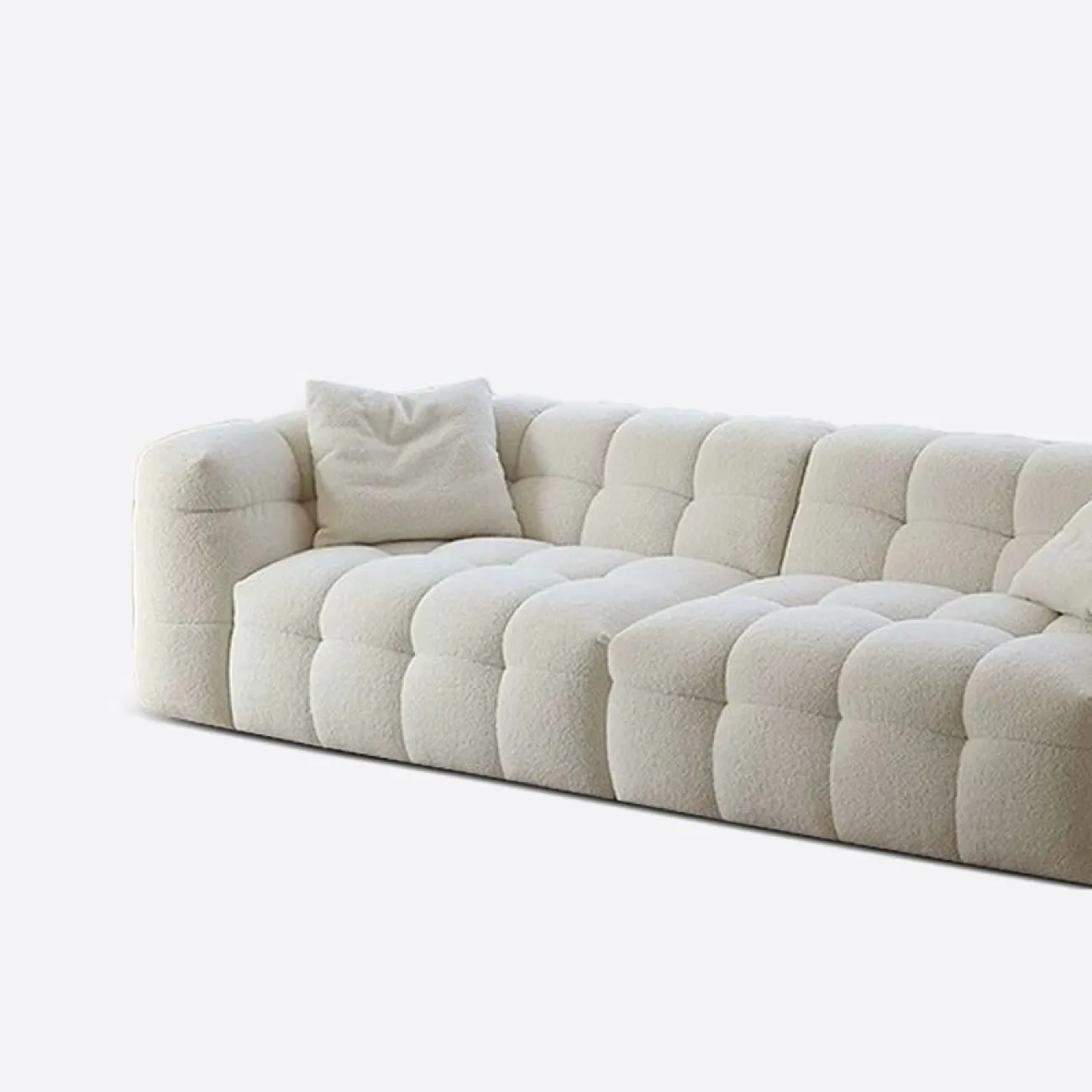 Дизайнерский угловой диван Degas от LaLume с разной обивкой DV39197-32