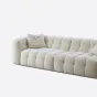Дизайнерский угловой диван Degas от LaLume с разной обивкой DV39197-32