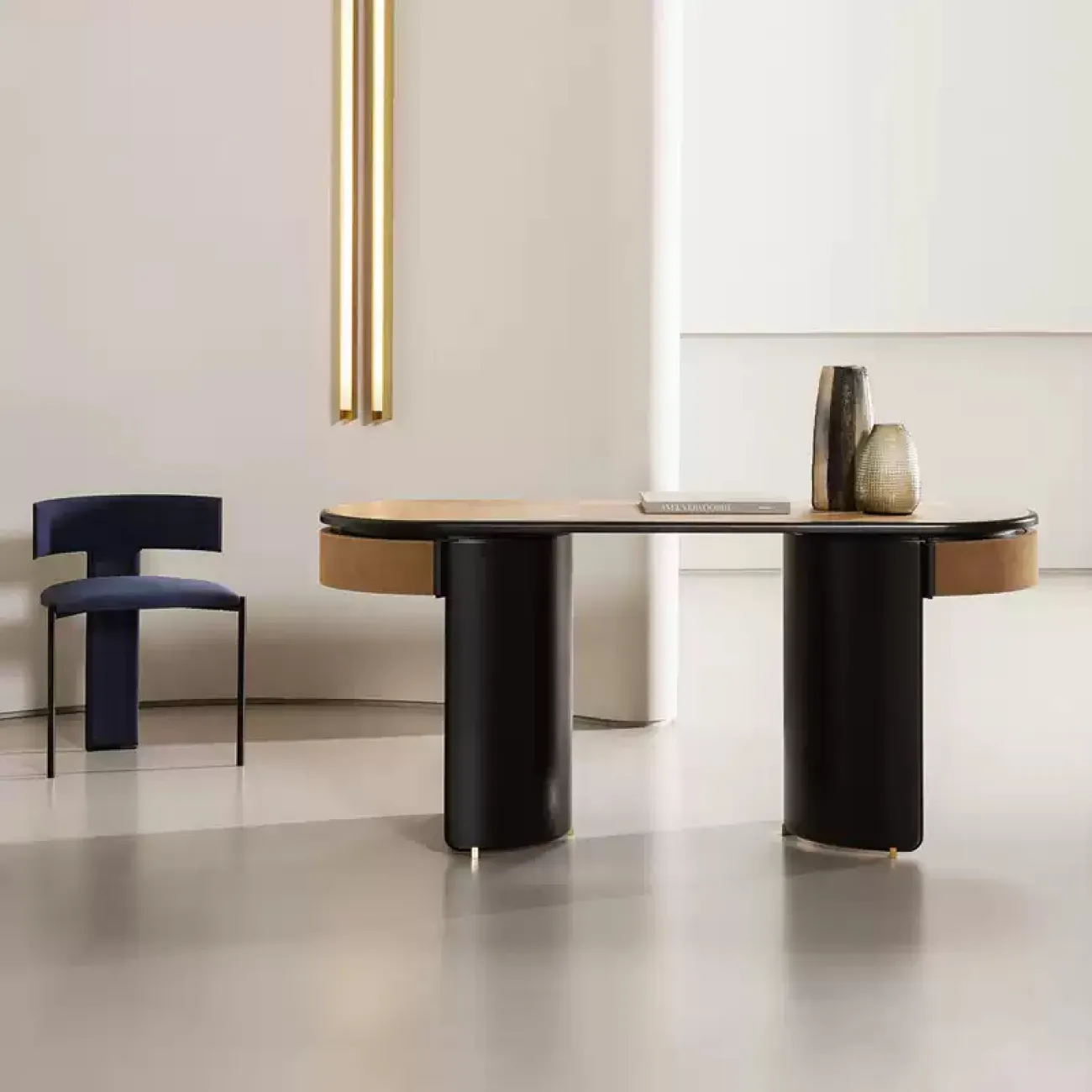 Удобный письменный стол Degas из дерева и стали PS39199-32