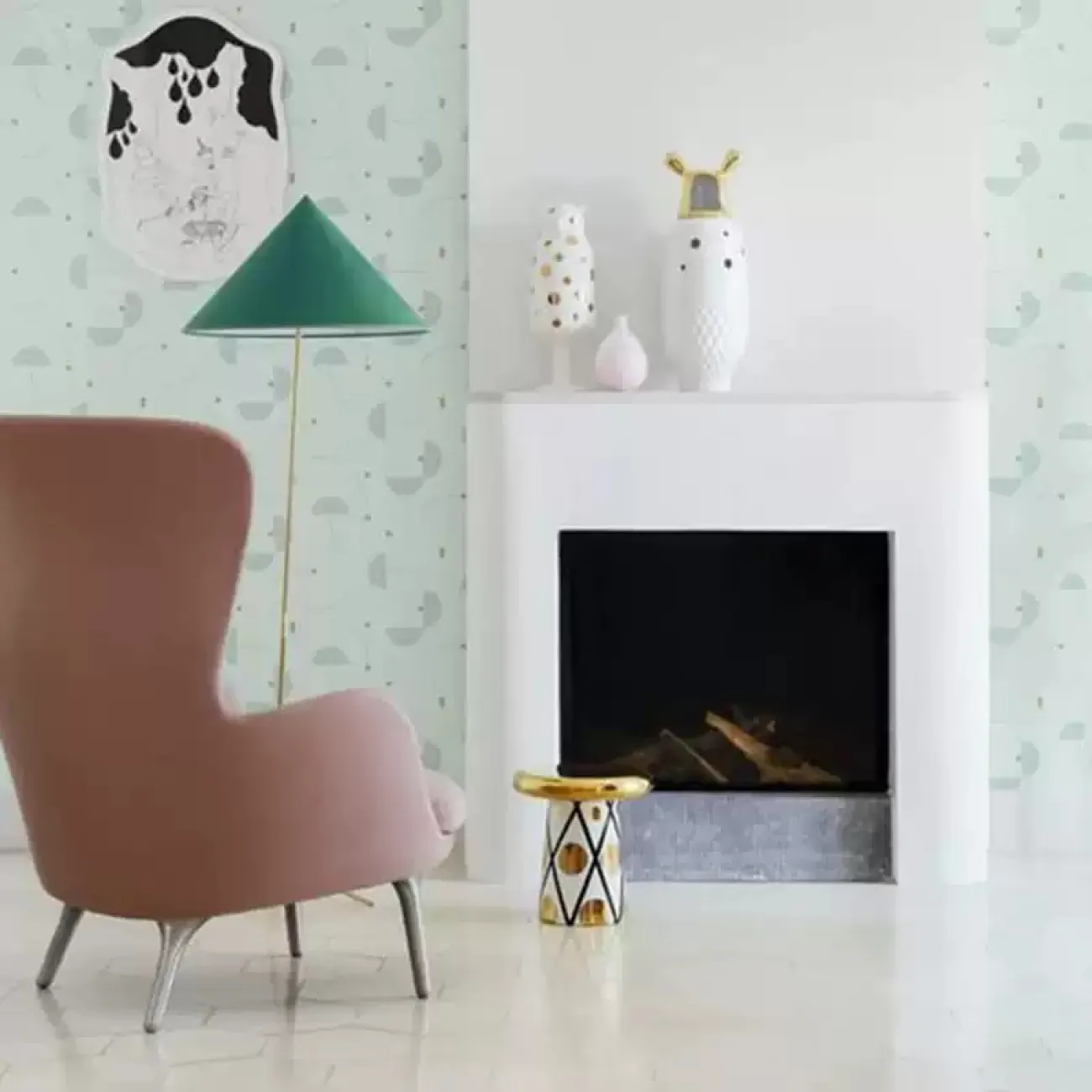 Оригинальный журнальный столик Simplylife из металла JS39258-32