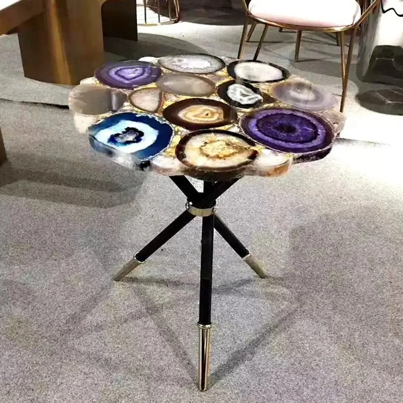 Роскошный журнальный столик Mutto из агата JS39207-32