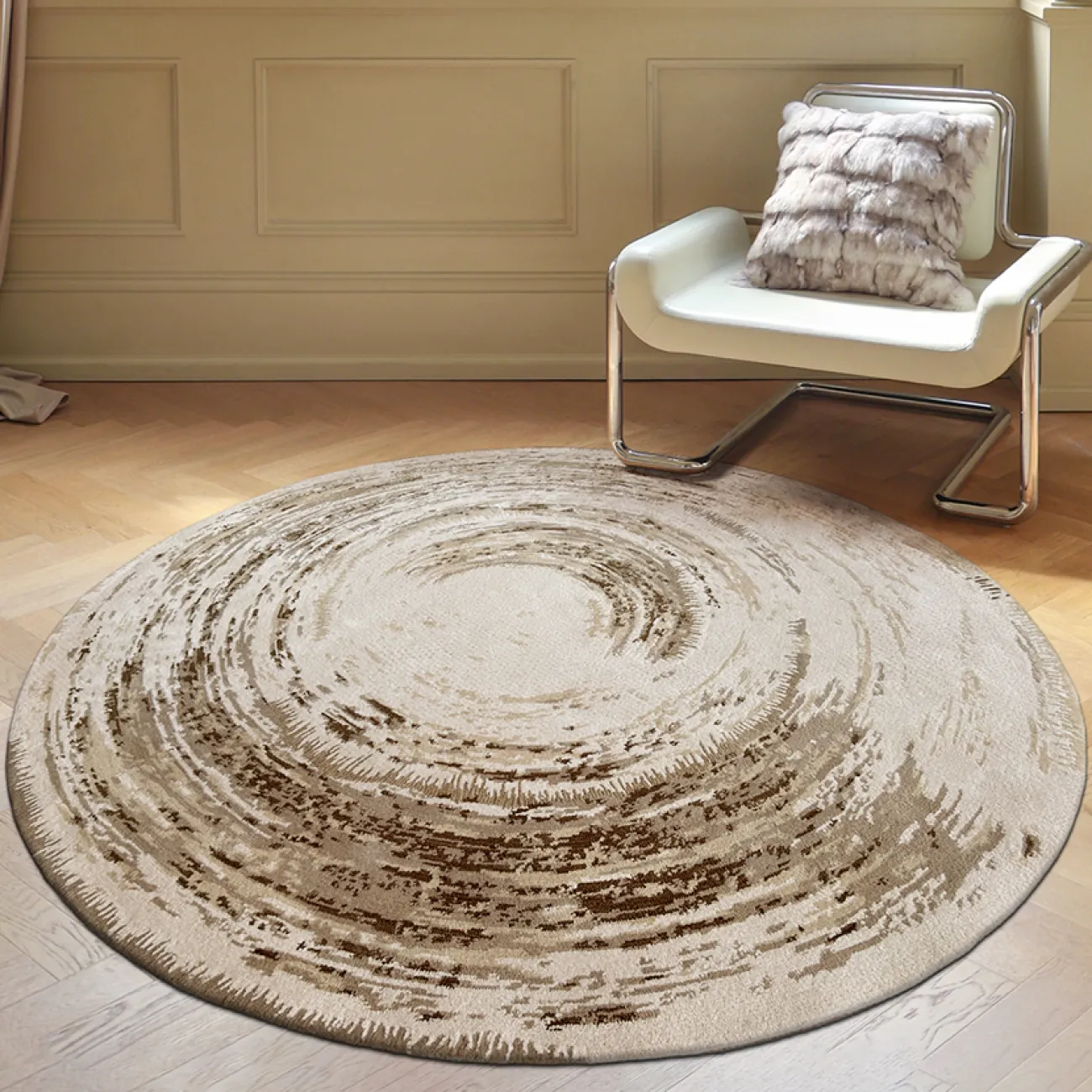 Роскошный ковёр  ART Design ручной работы из шерсти KV39221-32