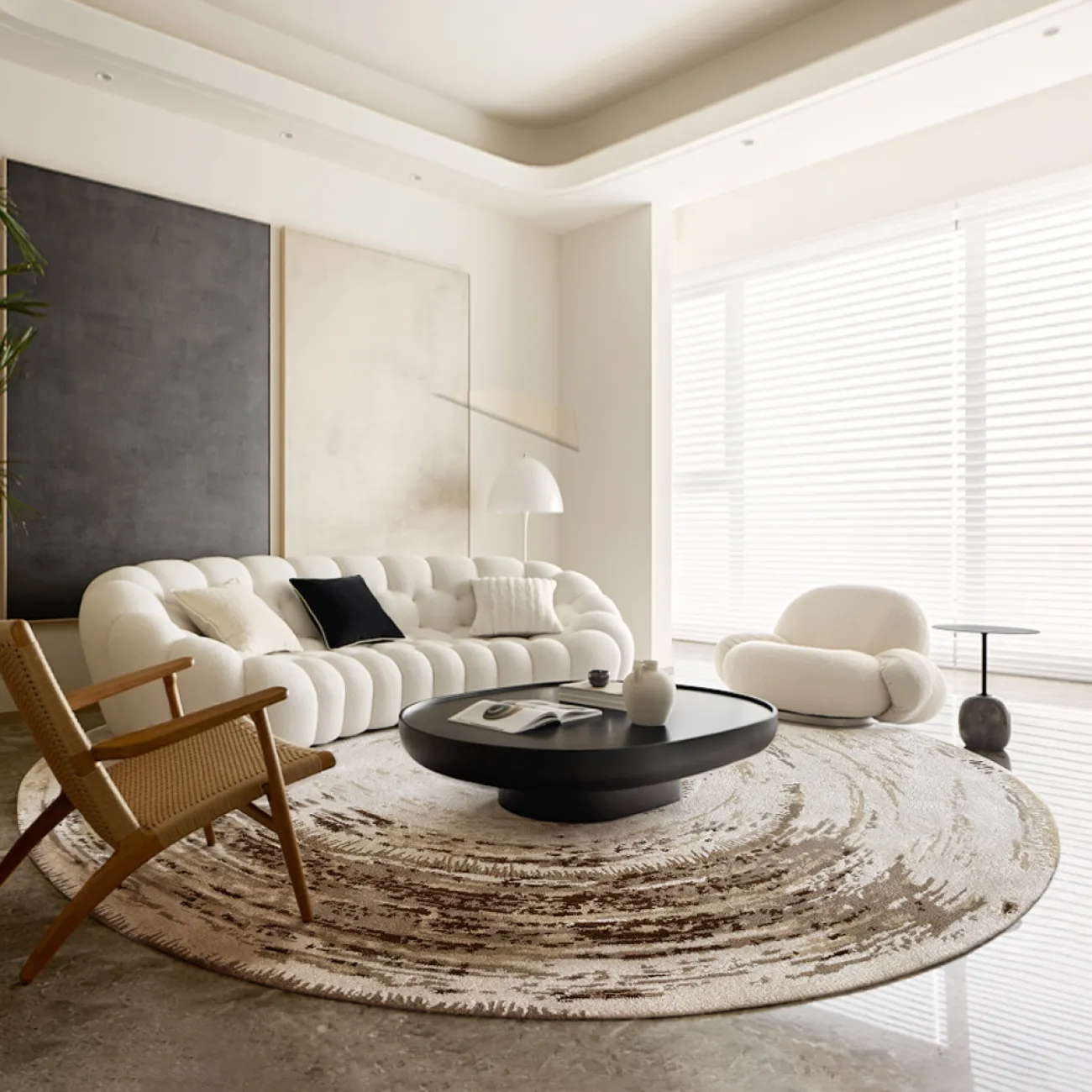 Роскошный ковёр  ART Design ручной работы из шерсти KV39221-32