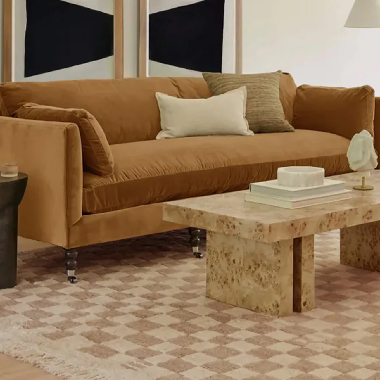 Роскошный ковёр  ART Design ручной работы из шерсти KV39223-32