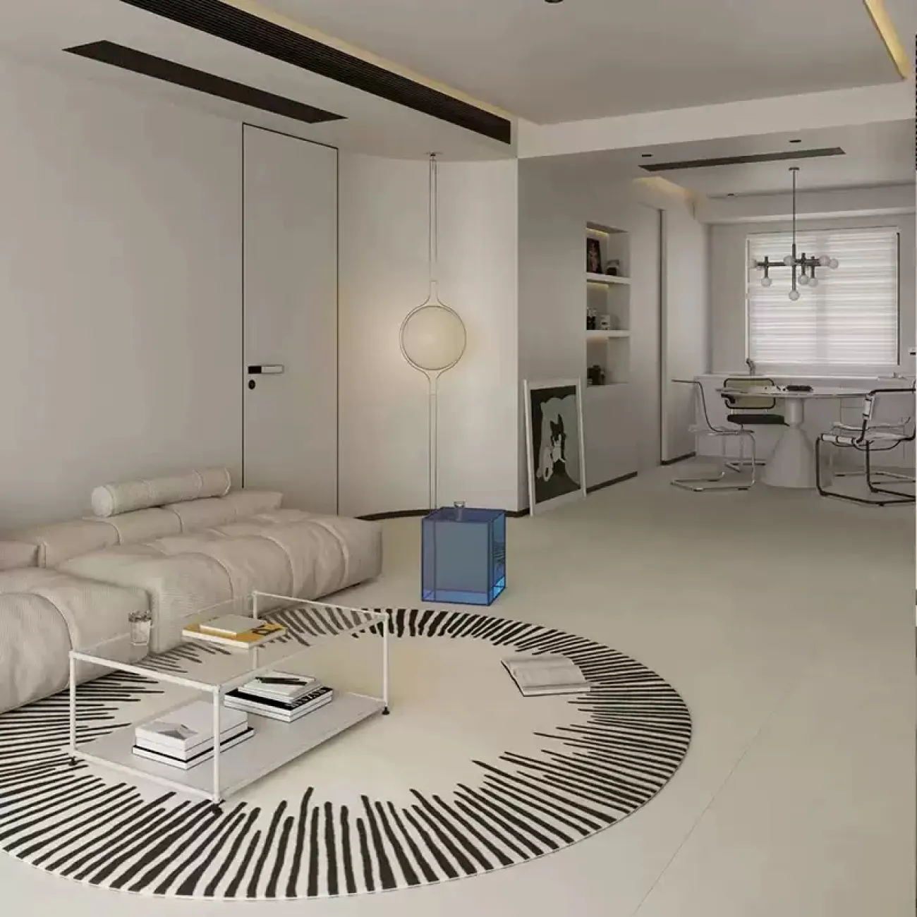 Практичный ковёр  ART Design ручной работы из шерсти или мононити KV39225-32