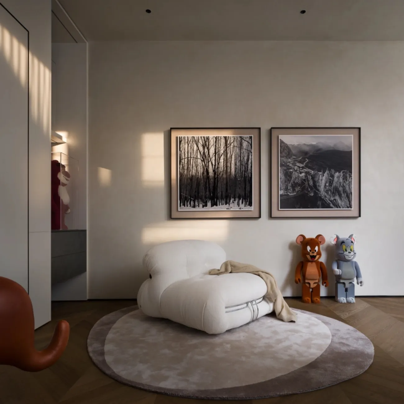 Практичный ковёр ART Design ручной работы из шерсти или мононити KV39226-32